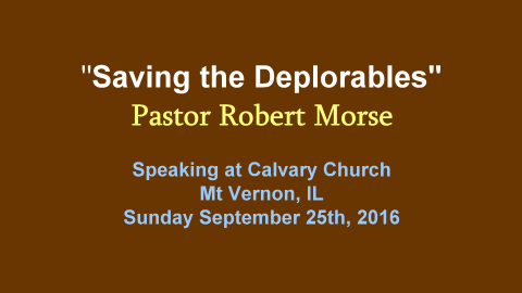 Pastor Robert Morse